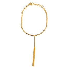 Folli Follie Collar Dorado en Acero Inoxidable Bañado