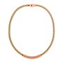 Folli Follie Collar 3N13T007RIS con detalles de cristal y cuero