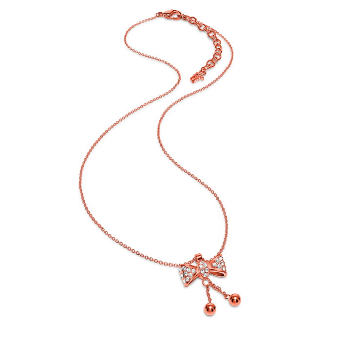 Folli Follie Collar con Circonita y Detalles en Rosa Folli Follie Collar con Circonita y Detalles en Rosa