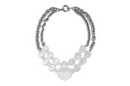 Folli Follie Collar de Acero Inoxidable Plateado 4N0T071C