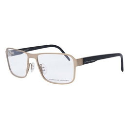 Montura de Gafas Hombre Porsche P8290-D Negro Dorado ø 56 mm