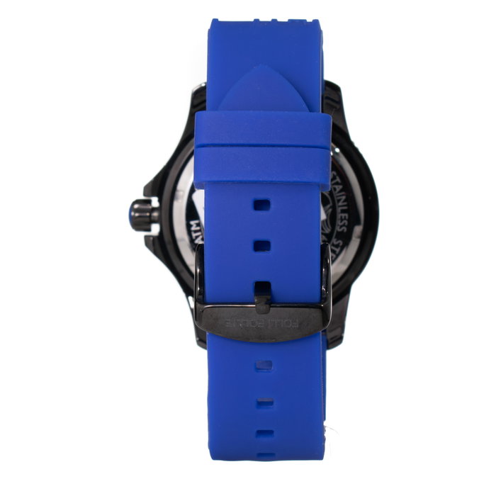 Folli Follie WF1Y002ZDU Reloj Analógico Azul y Negro