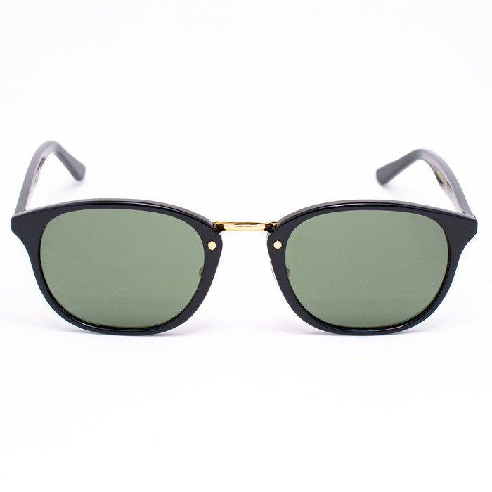 LGR ADDIS-BLACK-01 Gafas de sol para mujer con cristal verde
