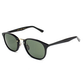 LGR ADDIS-BLACK-01 Gafas de sol para mujer con cristal verde