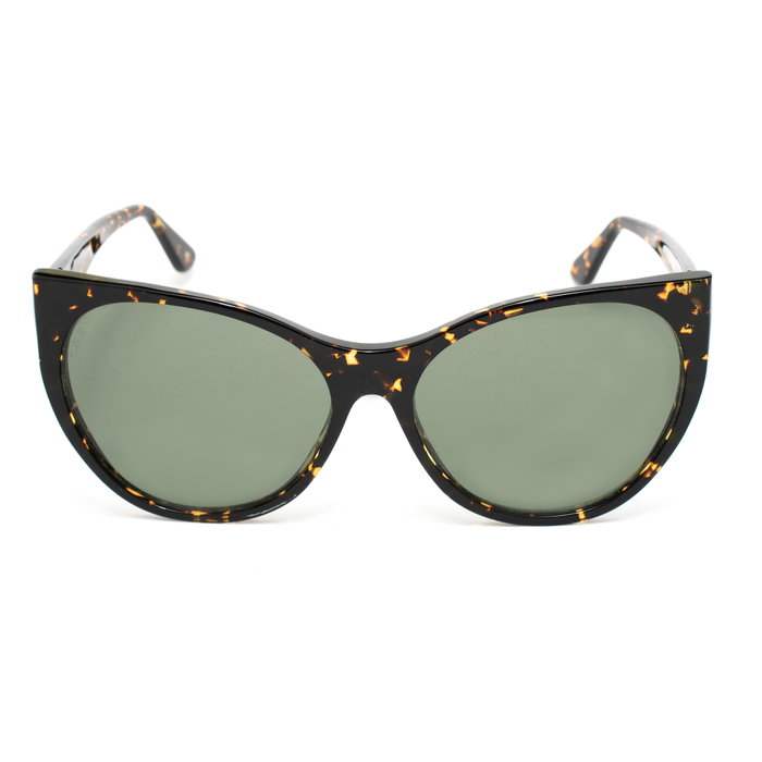 LGR SIWA-HAVANA-09 Gafas de sol para mujer con cristal verde