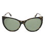 LGR SIWA-HAVANA-09 Gafas de sol para mujer con cristal verde