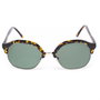 LGR ZANZIBAR-HAVANA-09 Gafas de sol unisex con cristal verde y montura marrón