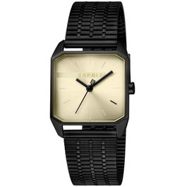 Esprit ES1L071M0045 Reloj Analógico para Mujer en Negro y Dorado