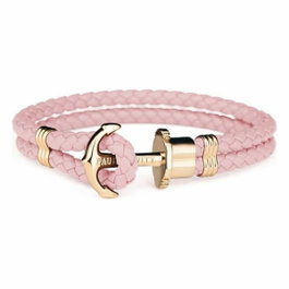 Paul Hewitt Pulsera de Cuero Rosa PH-PH-L-G-A-XS