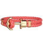 Paul Hewitt Pulsera de Cuero Rosa PH-PH-L-G-CB-S