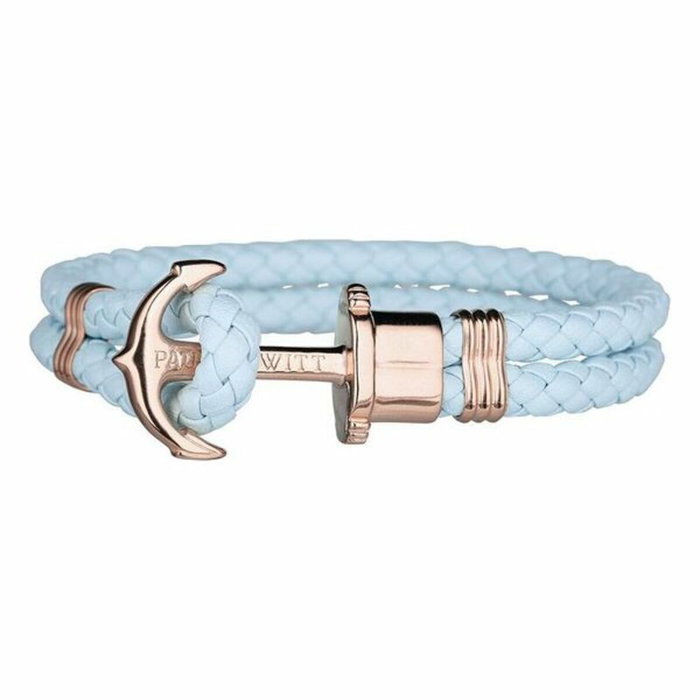 Paul Hewitt Pulsera de Cuero Azul PH-PH-L-R-BS-XXXL, 20-21CM Paul Hewitt Pulsera de Cuero Azul PH-PH-L-R-BS-XXXL, 20-21CM