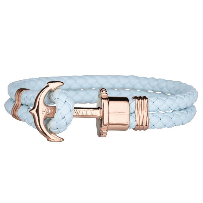 Paul Hewitt Pulsera de Cuero Azul PH-PH-L-R-BS-XXXL, 20-21CM Paul Hewitt Pulsera de Cuero Azul PH-PH-L-R-BS-XXXL, 20-21CM