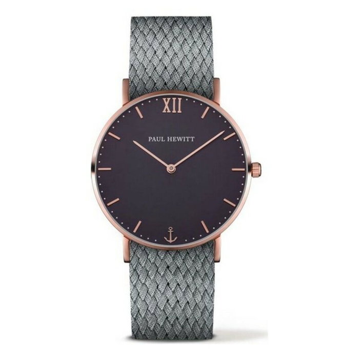 Paul Hewitt Reloj PH-SA-R-ST-B-18S con Caja Rosa y Correa Azul Paul Hewitt Reloj PH-SA-R-ST-B-18S con Caja Rosa y Correa Azul