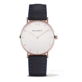 Paul Hewitt PH-SA-R-ST-W-11S con caja rosa y correa azul