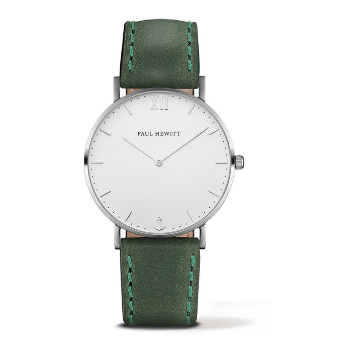 Paul Hewitt PH-SA-S-ST-W-12M Reloj Unisex con Correa Verde Paul Hewitt PH-SA-S-ST-W-12M Reloj Unisex con Correa Verde