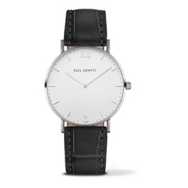 Paul Hewitt PH-SA-S-ST-W-15S con correa de cuero gris