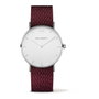 Paul Hewitt Reloj PH-SA-S-ST-W-19S Unisex con Correa Roja