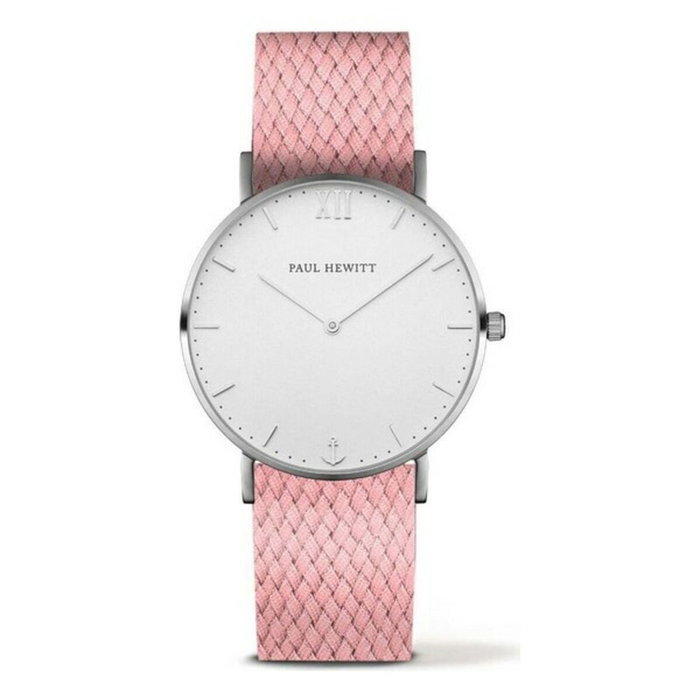 Paul Hewitt Reloj PH-SA-S-ST-W-27M con correa de nylon rosa