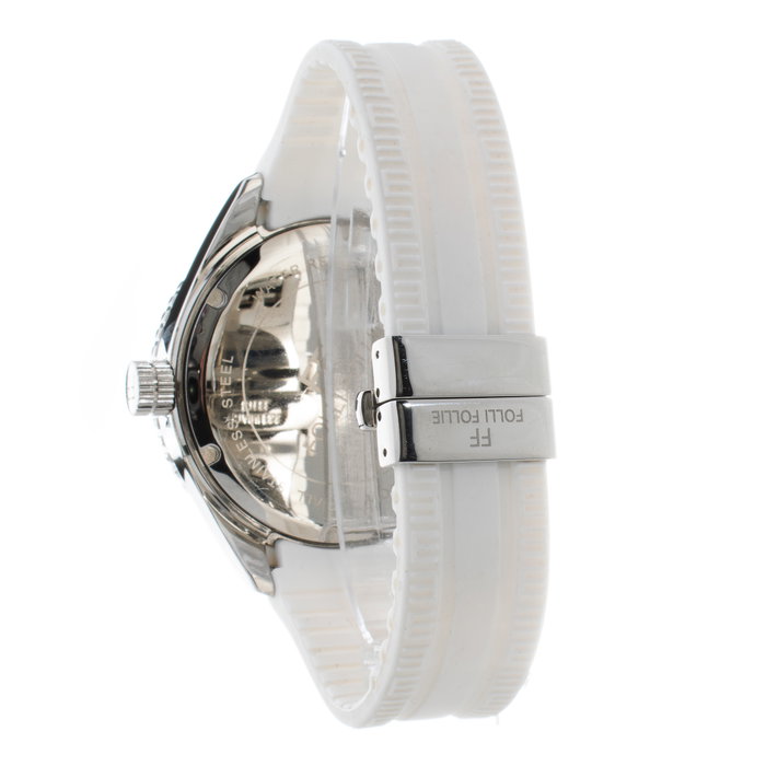 Folli Follie WF0T027ZDL Reloj de Mujer con Correa Blanca