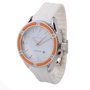 Folli Follie WF0T027ZDO Reloj Analógico de Mujer Blanco y Plateado