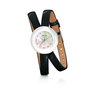 Folli Follie WF13F030SSK Reloj de Mujer con Correa de Cuero Negra