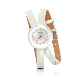 Folli Follie WF13F030SSW con correa de cuero blanca