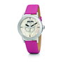 Folli Follie WF13T040SPW Reloj de Mujer con Correa de Cuero Rosa