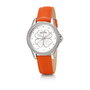 Folli Follie WF15A031SPW con correa de cuero naranja