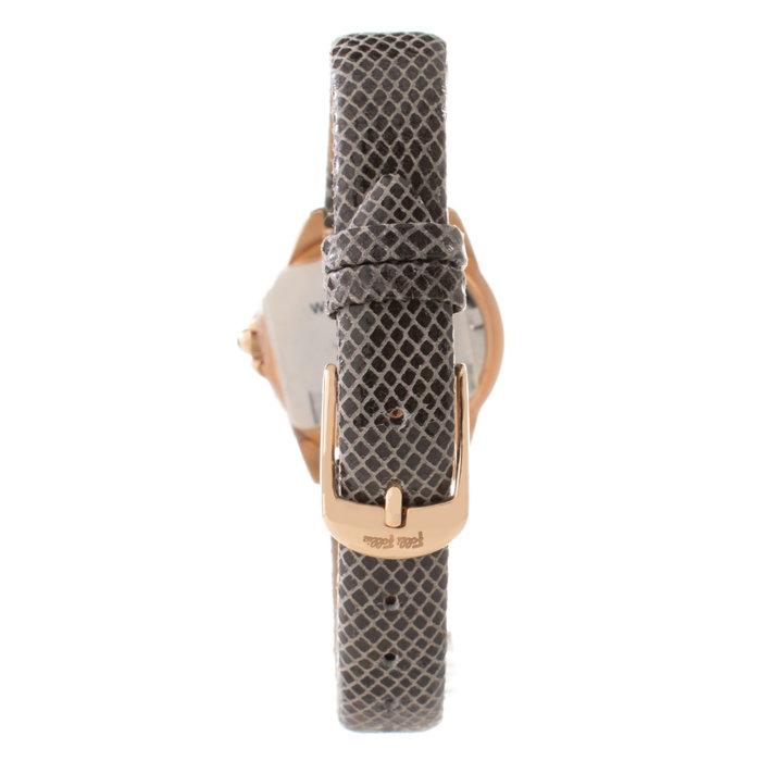 Folli Follie Reloj WF1B006STM con caja dorada y correa gris