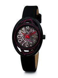 Folli Follie WF1E007SSR Reloj de Cuarzo Negro para Mujer