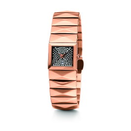 Folli Follie WF1R009BSG Reloj Analógico Dorado con Esfera Negra