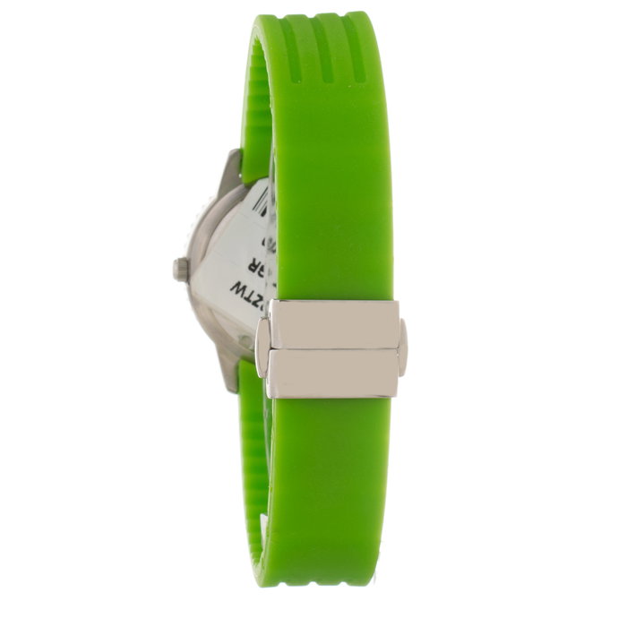 Folli Follie WF5T003ZTWV con correa verde y caja plateada
