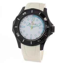 Folli Follie WT13P001ZPW Reloj de Mujer con Correa Blanca