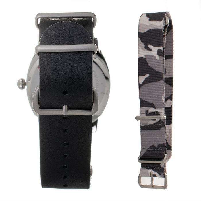 Folli Follie WT14T001SDN Reloj de Hombre con Correa de Cuero Negro Folli Follie WT14T001SDN Reloj de Hombre con Correa de Cuero Negro