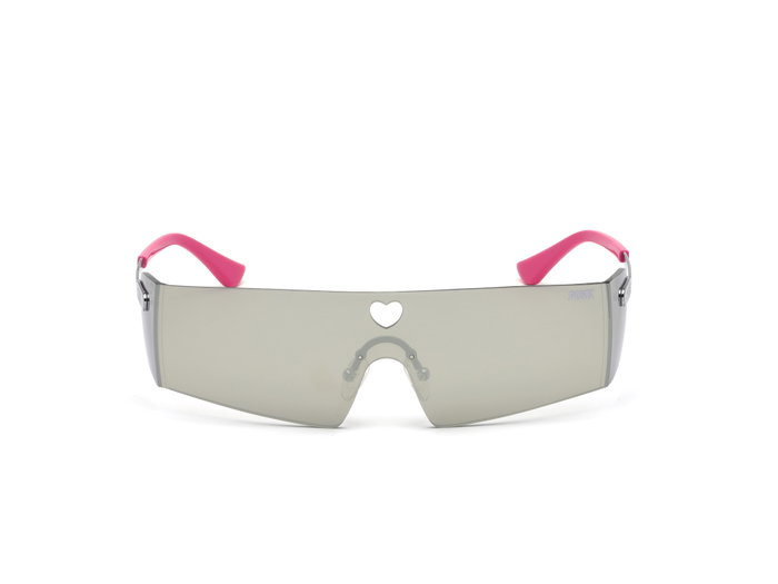 Victoria'S Secret Pink Gafas de sol Sporty Heart Shield Gris