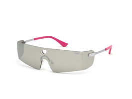 Victoria'S Secret Pink Gafas de sol Sporty Heart Shield Gris
