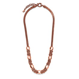 Folli Follie Collar de Acero Inoxidable Rosa 45cm