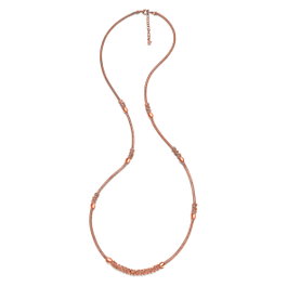 Folli Follie Collar de Acero Inoxidable Rosa 45cm