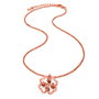 Folli Follie Collar de Acero Inoxidable Rosa 45cm