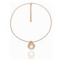 Folli Follie Collar de Acero Inoxidable Rosa 1N15T073R