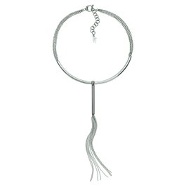 Folli Follie Collar Plateado de Acero Inoxidable 45cm