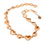 Folli Follie Collar de Plata de Ley Rosa 22cm