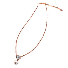 Folli Follie Collar de Plata de Ley Rosa 20cm