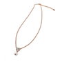 Folli Follie Collar de Plata de Ley Rosa 20cm