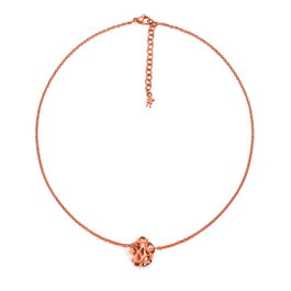 Folli Follie Collar de Acero Inoxidable Rosa 30cm