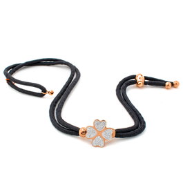 Folli Follie Collar de Plata de Ley Rosa 50cm