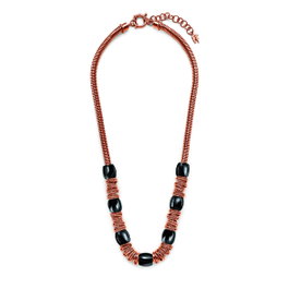 Folli Follie Collar de Acero Inoxidable Rosa 45cm