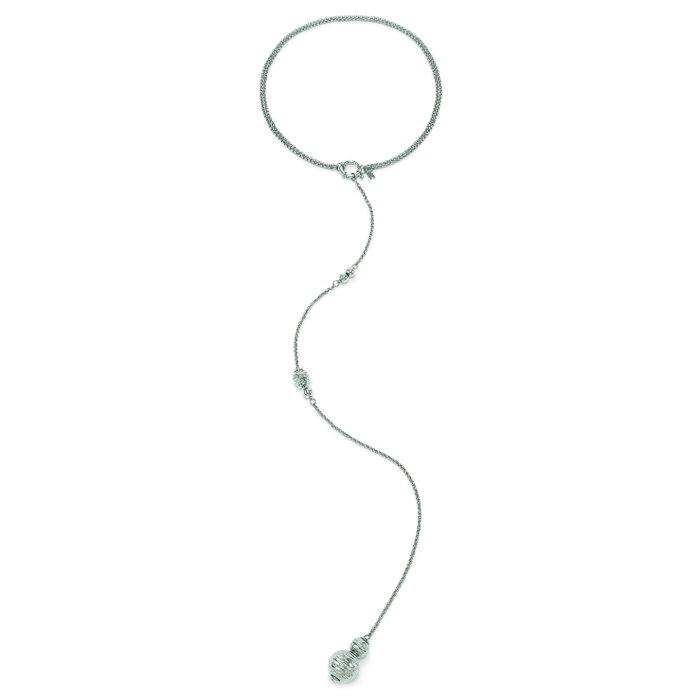Folli Follie Collar de Acero Inoxidable Plateado 45cm Folli Follie Collar de Acero Inoxidable Plateado 45cm