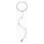 Folli Follie Collar de Acero Inoxidable Plateado 45cm
