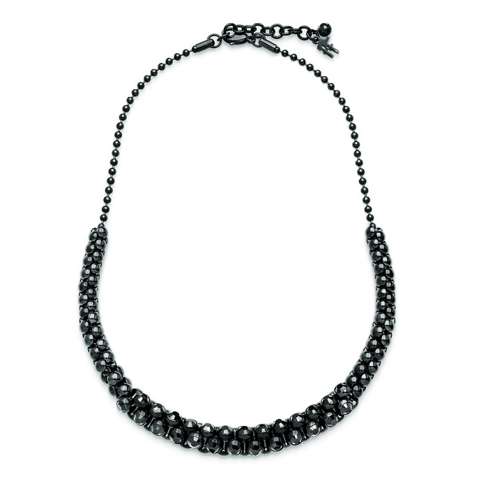 Folli Follie Collar de Acero Inoxidable 3N1T020KK Negro Folli Follie Collar de Acero Inoxidable 3N1T020KK Negro